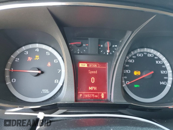 2013 GMC Terrain SLE with VIN 2GKALMEK9D6423240, listed as a Copart auction lot 72660774 with 149,275 mi miles and Salvage title. Bid and sale history available at DreamBid. Image 9.
