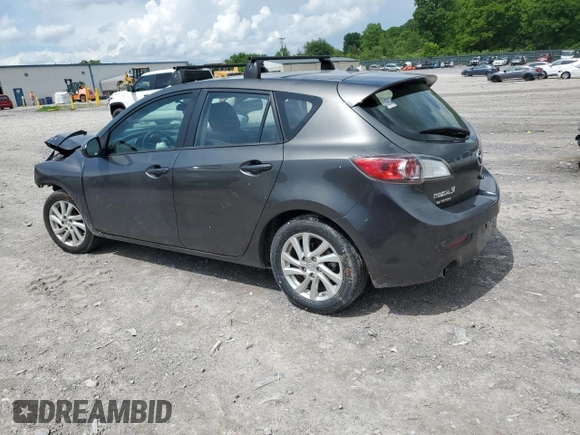 2012 Mazda 3 i Touring with VIN JM1BL1L89C1630394, listed as a Copart auction lot 55719395 with 154,706 mi miles and Clean title. Bid and sale history available at DreamBid. Image 2.