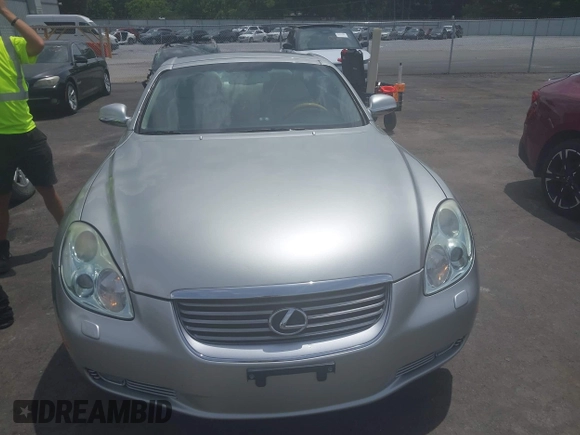 2005 Lexus SC 430 с VIN JTHFN48Y350067436, выставлен на аукционе IAAI как лот 42489208 с пробегом 165 431 миль миль и . История ставок и продаж доступна на DreamBid. Изображение 12.