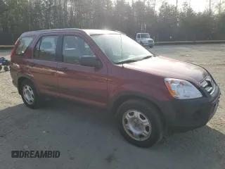 2005 Honda CR-V LX with VIN JHLRD78585C062968, listed as a Copart auction lot 53439515 with 141,885 mi miles and Salvage Title. Bid and sale history available at carsss.com. Image 4.