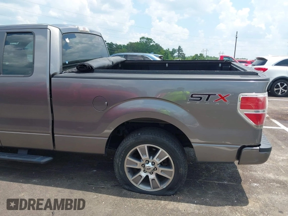 2014 Ford F-150 XL with VIN 1FTEX1CM4EKF42963, listed as a IAAI auction lot 42593646 with 143,409 mi miles and . Bid and sale history available at DreamBid. Image 3.