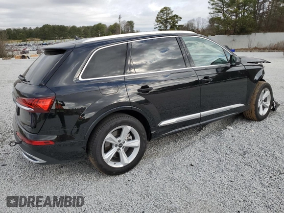 2024 Audi Q7 Premium Plus with VIN WA1LCBF73RD006153, listed as a Copart auction lot 47833535 with 12,063 mi miles and Salvage Title. Bid and sale history available at carsss.com. Image 3.