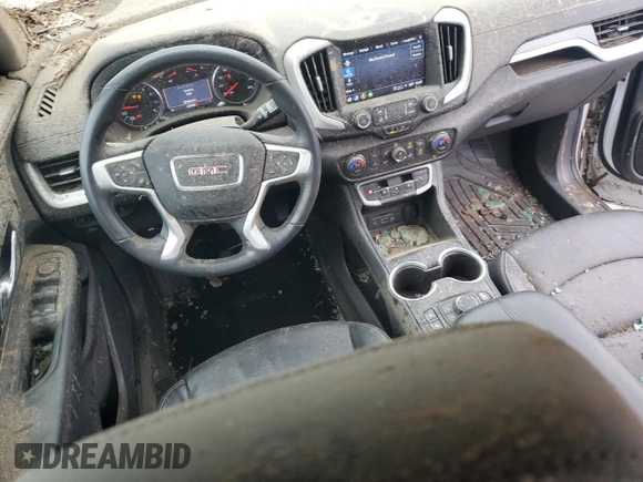 2022 GMC Terrain SLT with VIN 3GKALVEV7NL302641, listed as a Copart auction lot 51687135 with 43,258 mi miles and Salvage Title. Bid and sale history available at carsss.com. Image 8.