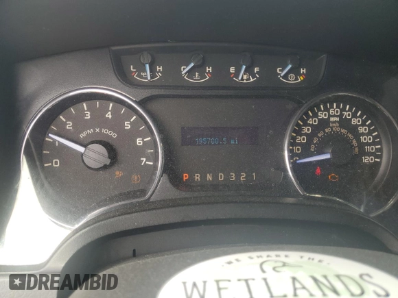 2011 Ford F-150 XL with VIN 1FTFW1EFXBFA34913, listed as a Copart auction lot 53918735 with 195,700 mi miles and Salvage Title. Bid and sale history available at carsss.com. Image 9.
