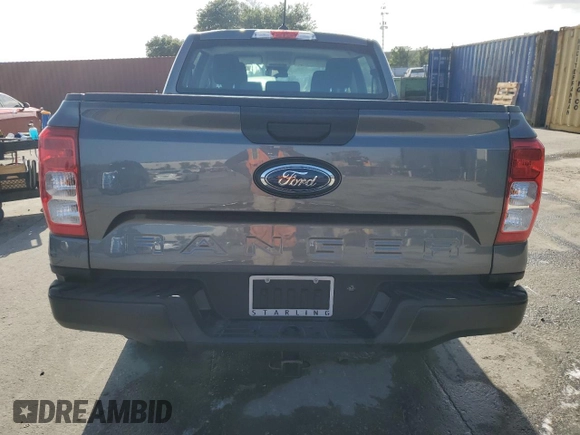 2024 Ford Ranger XL with VIN 1FTER4PH5RLE69191, listed as a Copart auction lot 54890885 with 8,046 mi miles and Salvage title. Bid and sale history available at DreamBid. Image 6.