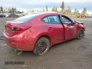 2015 Mazda 3 i SV with VIN JM1BM1T70F1222049, listed as a IAAI auction lot 41308957 with Not Provided miles. Bid and sale history available at carsss.com. Image 4.