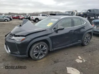 2020 Lexus UX 250h z VIN JTHX9JBH8L2034207, wystawiony jako Copart lot #46160515 z przebiegiem 79 445 mil mil oraz Szkoda całkowita • Salvage title. Historia ofert i sprzedaży dostępna na DreamBid. Obrazek 1.
