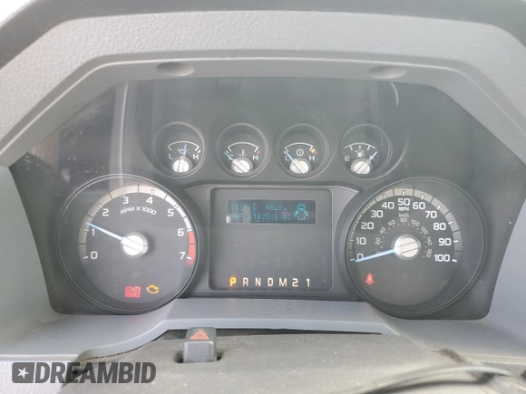 2014 Ford F-250 XL with VIN 1FTBF2B63EEA34982, listed as a Copart auction lot 68757294 with 81,438 mi miles and Clean title. Bid and sale history available at DreamBid. Image 9.