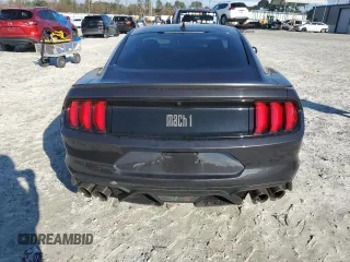 2023 Ford Mustang Mach 1 with VIN 1FA6P8R07P5501641, listed as a Copart auction lot 85503074 with 15,331 mi miles and Salvage title. Bid and sale history available at DreamBid. Image 6.