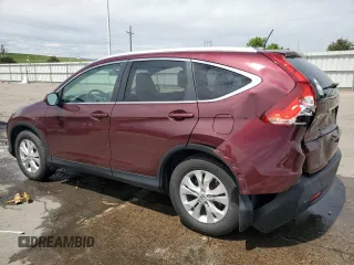 2013 Honda CR-V EX-L z VIN 5J6RM4H7XDL047748, wystawiony jako Copart lot #56959325 z przebiegiem 110 072 mil mil oraz Szkody całkowita. Historia ofert i sprzedaży dostępna na DreamBid. Obrazek 2.