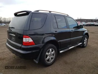 2003 Mercedes-Benz M-Class with VIN 4JGAB75E63A448619, listed as a Copart auction lot 88395555 with 93,849 mi miles and Salvage Title. Bid and sale history available at carsss.com. Image 3.