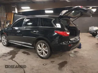 2013 Infiniti JX35 with VIN 5N1AL0MMXDC313050, listed as a IAAI auction lot 41695601 with 90,275 mi miles. Bid and sale history available at carsss.com. Image 3.