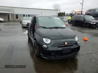 2012 FIAT 500 Abarth with VIN 3C3CFFFH8CT351617, listed as a Copart auction lot 50002195 with 84,996 mi miles and Salvage title. Bid and sale history available at DreamBid. Image 10.