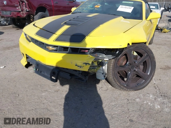 2015 Chevrolet Camaro SS с VIN 2G1FK3DJ6F9145723, выставлен на аукционе IAAI как лот 41245199 с пробегом 129 213 миль миль и . История ставок и продаж доступна на DreamBid. Изображение 6.