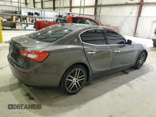 2015 Maserati Ghibli z VIN ZAM57XSA2F1130506, wystawiony jako Copart lot #58704905 z przebiegiem Nie podano mil oraz Szkoda całkowita • Salvage title. Historia ofert i sprzedaży dostępna na DreamBid. Obrazek 3.