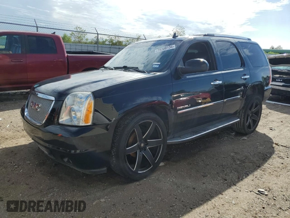 2014 GMC Yukon Denali z VIN 1GKS1EEF9ER130219, wystawiony jako Copart lot #79308134 z przebiegiem Nie podano mil oraz Czysty tytuł • Clean title. Historia ofert i sprzedaży dostępna na DreamBid. Obrazek 1.
