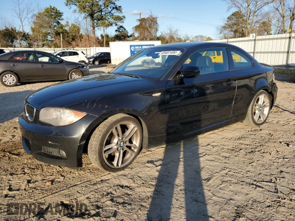 2011 BMW 1 Series 128i with VIN WBAUP9C5XBVF46514, listed as a Copart auction lot 85461494 with 155,919 mi miles and Clean title. Bid and sale history available at DreamBid. Image 1.