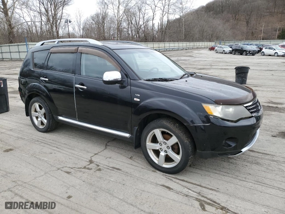 2009 Mitsubishi Outlander XLS with VIN JA4MT41X19Z012382, listed as a Copart auction lot 58723154 with 110,509 mi miles and Salvage Title. Bid and sale history available at carsss.com. Image 4.