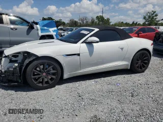 2015 Jaguar F-Type V6 with VIN SAJWA6ET2F8K21706, listed as a Copart auction lot 51307725 with 64,080 mi miles and Salvage Title. Bid and sale history available at DreamBid. Image 1.