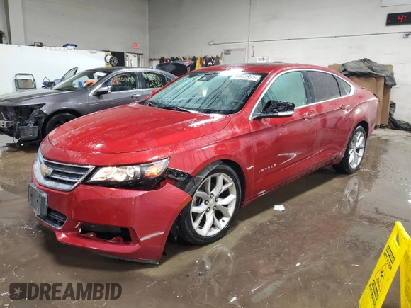 2015 Chevrolet Impala LT with VIN 2G1125S38F9258356, listed as a Copart auction lot 51651915 with 110,895 mi miles and Salvage Title. Bid and sale history available at DreamBid. Image 1.
