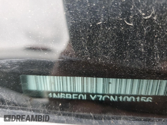 2012 Nissan NV SV with VIN 1N6BF0LY7CN100156, listed as a Copart auction lot 51868045 with Not provided miles and Salvage title. Bid and sale history available at DreamBid. Image 13.