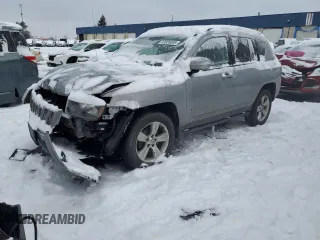 2015 Jeep Compass High Altitude Edition with VIN 1C4NJCEA8FD264154, listed as a Copart auction lot 43835095 with 156,285 mi miles and Salvage Title. Bid and sale history available at carsss.com. Image 1.