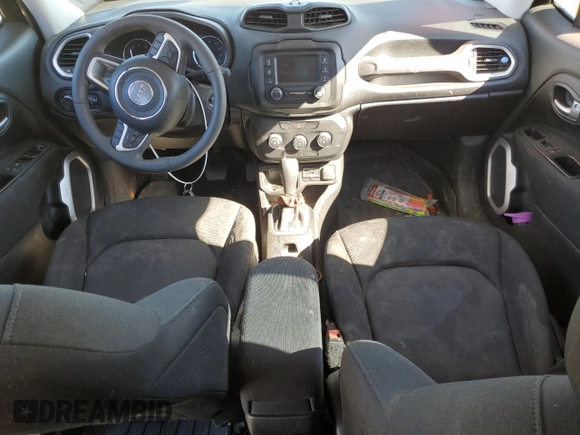 2018 Jeep Renegade Sport with VIN ZACCJAAB8JPG97428, listed as a Copart auction lot 87673395 with 91,391 mi miles and Salvage Title. Bid and sale history available at DreamBid. Image 8.