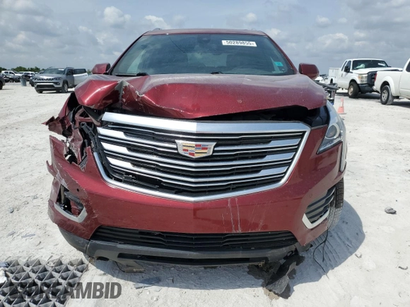2017 Cadillac XT5 Luxury AWD with VIN 1GYKNDRS3HZ310912, listed as a Copart auction lot 50289855 with 59,464 mi miles and Salvage Title. Bid and sale history available at carsss.com. Image 5.