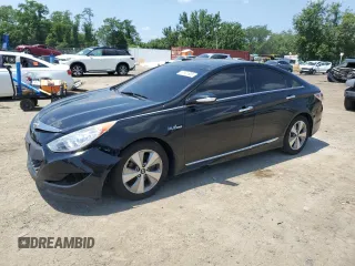 2012 Hyundai Sonata Hybrid with VIN KMHEC4A40CA019549, listed as a Copart auction lot 61931665 with 214,899 mi miles and Clean title. Bid and sale history available at DreamBid. Image 1.