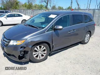 2014 Honda Odyssey EX z VIN 5FNRL5H41EB075642, wystawiony jako IAAI lot #42059718 z przebiegiem 120 817 mil mil oraz . Historia ofert i sprzedaży dostępna na DreamBid. Obrazek 16.