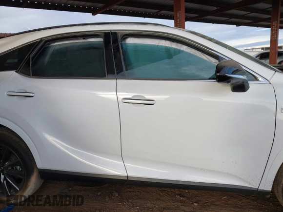 2025 Lexus RX 350 with VIN 2T2BAMCA7SC093752, listed as a IAAI auction lot 41558105 with 470 mi miles and . Bid and sale history available at DreamBid. Image 13.