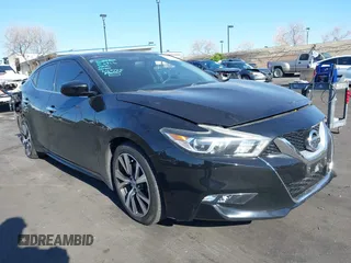 2017 Nissan Maxima SV z VIN 1N4AA6AP8HC411923, wystawiony jako IAAI lot #41950118 z przebiegiem 48 607 mil mil oraz . Historia ofert i sprzedaży dostępna na DreamBid. Obrazek 1.