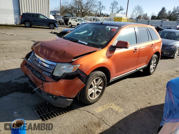 2007 Ford Edge SEL PLUS with VIN 2FMDK39C27BA65320, listed as a Copart auction lot 47980545 with 171,324 mi miles and Salvage Title. Bid and sale history available at carsss.com. Image 1.