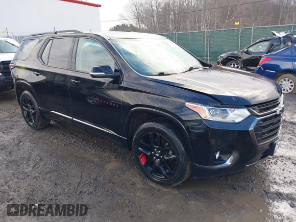 2019 Chevrolet Traverse Premier with VIN 1GNEVKKW3KJ281770, listed as a IAAI auction lot 41632230 with 92,850 mi miles. Bid and sale history available at carsss.com. Image 1.