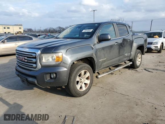 2016 GMC Canyon 2WD SLE with VIN 1GTG5CE33G1377303, listed as a Copart auction lot 43648985 with 212,490 mi miles and Clean Title. Bid and sale history available at carsss.com. Image 1.