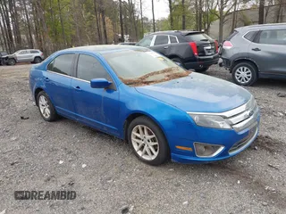 2011 Ford Fusion SEL with VIN 3FAHP0JAXBR321719, listed as a IAAI auction lot 41929293 with 167,040 mi miles. Bid and sale history available at carsss.com. Image 1.