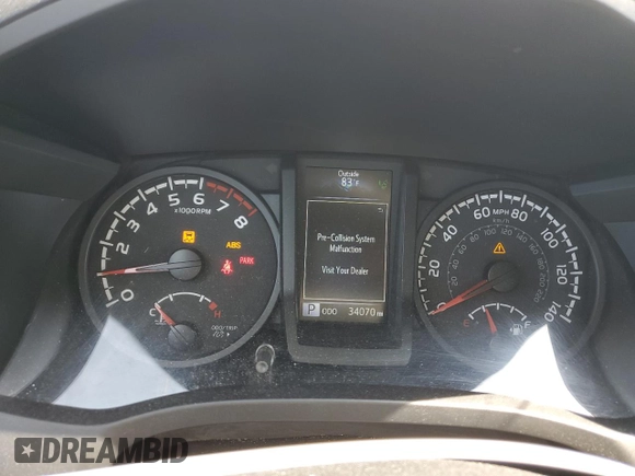 2022 Toyota Tacoma SR z VIN 3TYRZ5CN4NT018897, wystawiony jako Copart lot #59029334 z przebiegiem 34 070 mil mil oraz Szkoda całkowita • Salvage title. Historia ofert i sprzedaży dostępna na DreamBid. Obrazek 9.