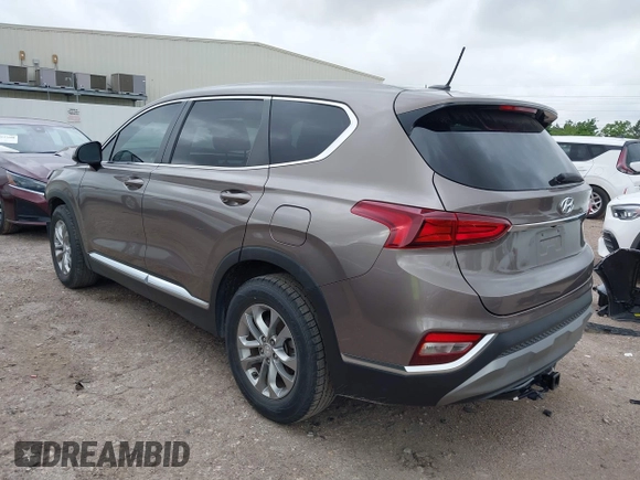 2019 Hyundai Santa Fe SE z VIN 5NMS23AD2KH014037, wystawiony jako IAAI lot #42110778 z przebiegiem 48 975 mil mil oraz . Historia ofert i sprzedaży dostępna na DreamBid. Obrazek 3.