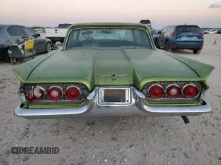 1960 Ford Thunderbird with VIN 0Y71Y166846, listed as a Copart auction lot 80034714 with 74,470 mi miles and Salvage Title. Bid and sale history available at DreamBid. Image 6.