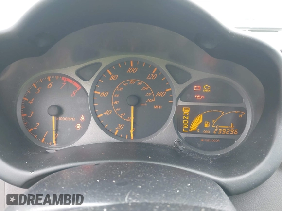 2001 Toyota Celica GT with VIN JTDDR32T410098001, listed as a IAAI auction lot 41820456 with 239,296 mi miles. Bid and sale history available at carsss.com. Image 7.