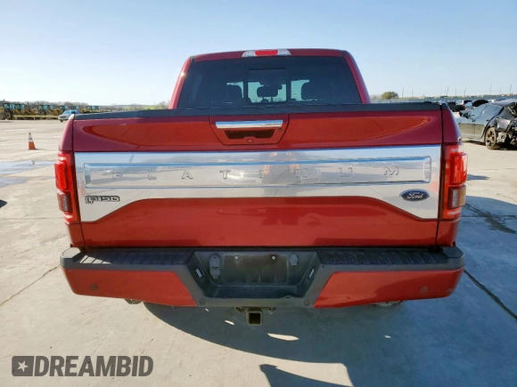 2016 Ford F-150 XLT with VIN 1FTEW1EGXGFC74426, listed as a Copart auction lot 47435485 with 177,962 mi miles and Salvage Title. Bid and sale history available at carsss.com. Image 6.