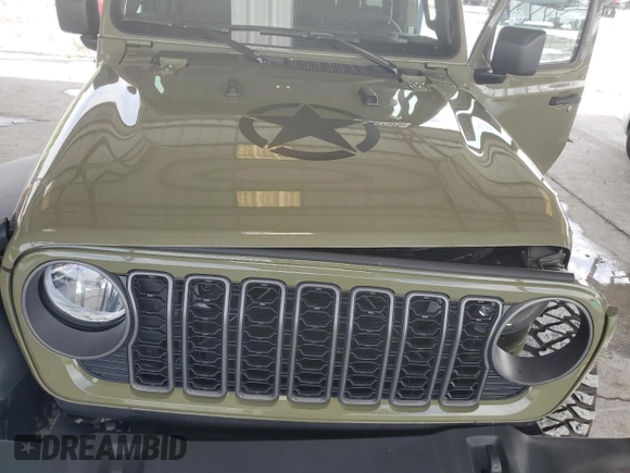 2025 Jeep Wrangler Sport S with VIN 1C4PJXDG7SW536309, listed as a Copart auction lot 53847575 with 1,476 mi miles and Salvage title. Bid and sale history available at DreamBid. Image 11.