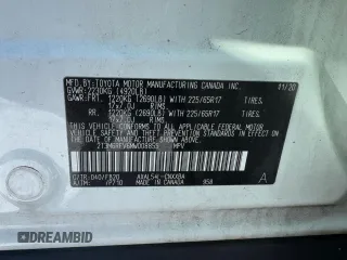 2021 Toyota RAV4 Hybrid LE with VIN 2T3M6RFV6MW00885, listed as a Copart auction lot 46148215 with 171,261 mi miles and Clean Title. Bid and sale history available at carsss.com. Image 10.