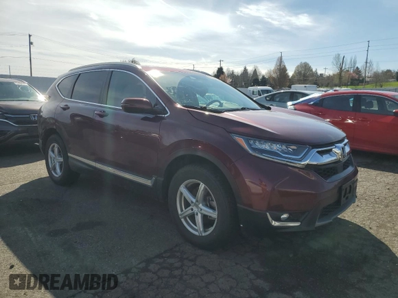 2017 Honda CR-V Touring with VIN 2HKRW2H95HH612018, listed as a Copart auction lot 50395575 with 90,163 mi miles and Salvage Title. Bid and sale history available at carsss.com. Image 4.