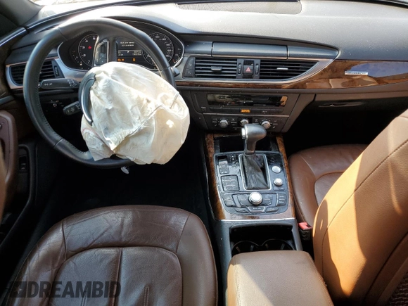 2015 Audi A6 2.0T Premium with VIN WAUCFAFC5FN008445, listed as a Copart auction lot 44324535 with 130,515 mi miles and Salvage Title. Bid and sale history available at carsss.com. Image 8.