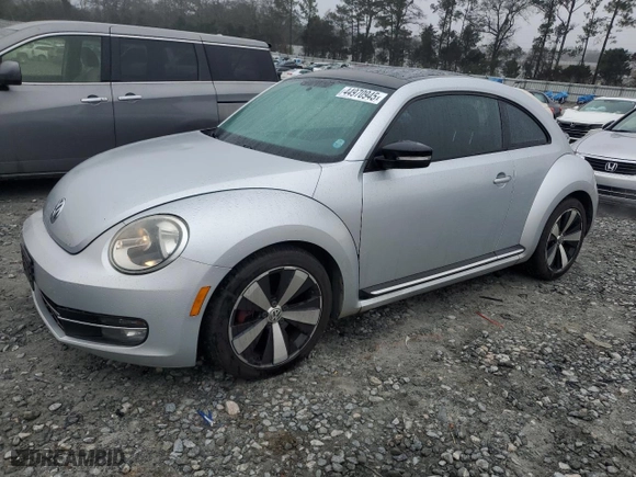 2012 Volkswagen Beetle 2.0T Turbo PZEV with VIN 3VWVA7AT0CM622942, listed as a Copart auction lot 44970945 with 216,607 mi miles and Clean Title. Bid and sale history available at carsss.com. Image 1.