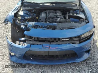 2021 Dodge Charger Scat Pack with VIN 2C3CDXGJ6MH596312, listed as a Copart auction lot 55108165 with 19,731 mi miles and Clean Title. Bid and sale history available at DreamBid. Image 11.