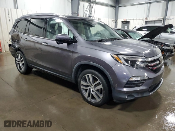 2017 Honda Pilot Touring with VIN 5FNYF6H98HB054733, listed as a Copart auction lot 51088595 with 87,293 mi miles and Salvage Title. Bid and sale history available at carsss.com. Image 4.