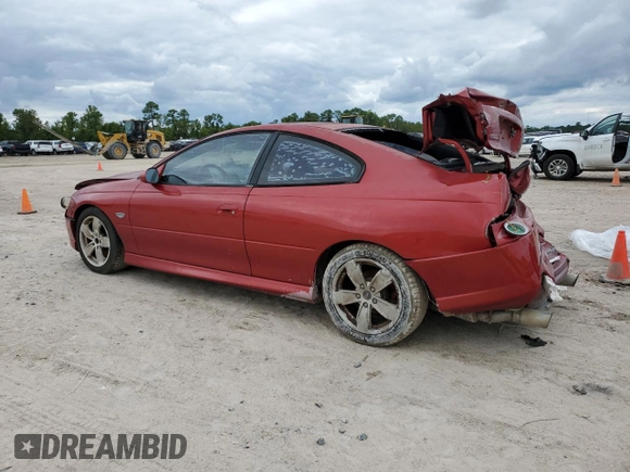 2006 Pontiac GTO z VIN 6G2VX12U66L564449, wystawiony jako Copart lot #71022094 z przebiegiem 179 964 mil mil oraz Szkody całkowita. Historia ofert i sprzedaży dostępna na DreamBid. Obrazek 2.