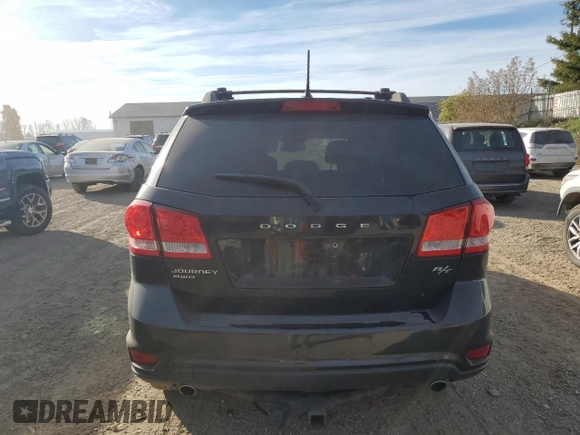 2013 Dodge Journey R/T with VIN 3C4PDDFG6DT736495, listed as a Copart auction lot 76912344 with 186,004 mi miles and Clean title. Bid and sale history available at DreamBid. Image 6.